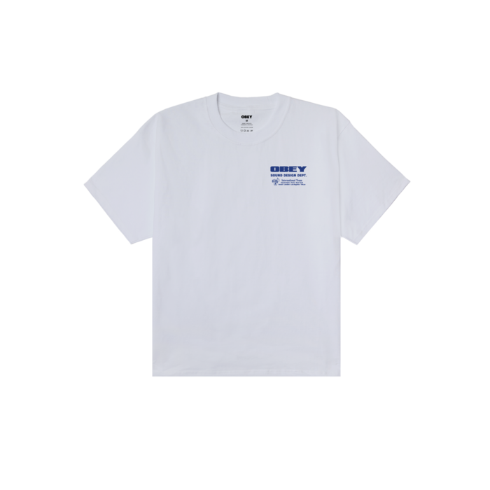 Obey Sound Design Dept T-Shirt - White
