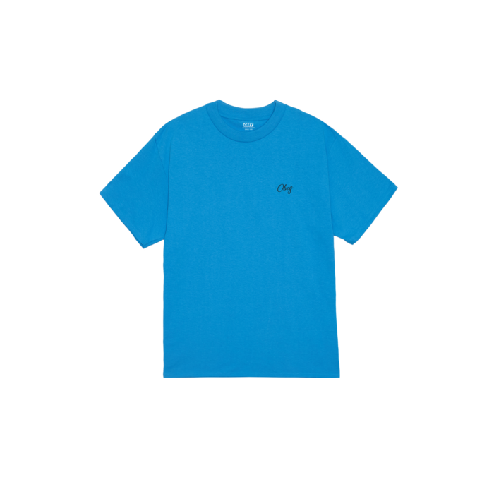 Obey Paper Rose T-shirt - Azure Blue