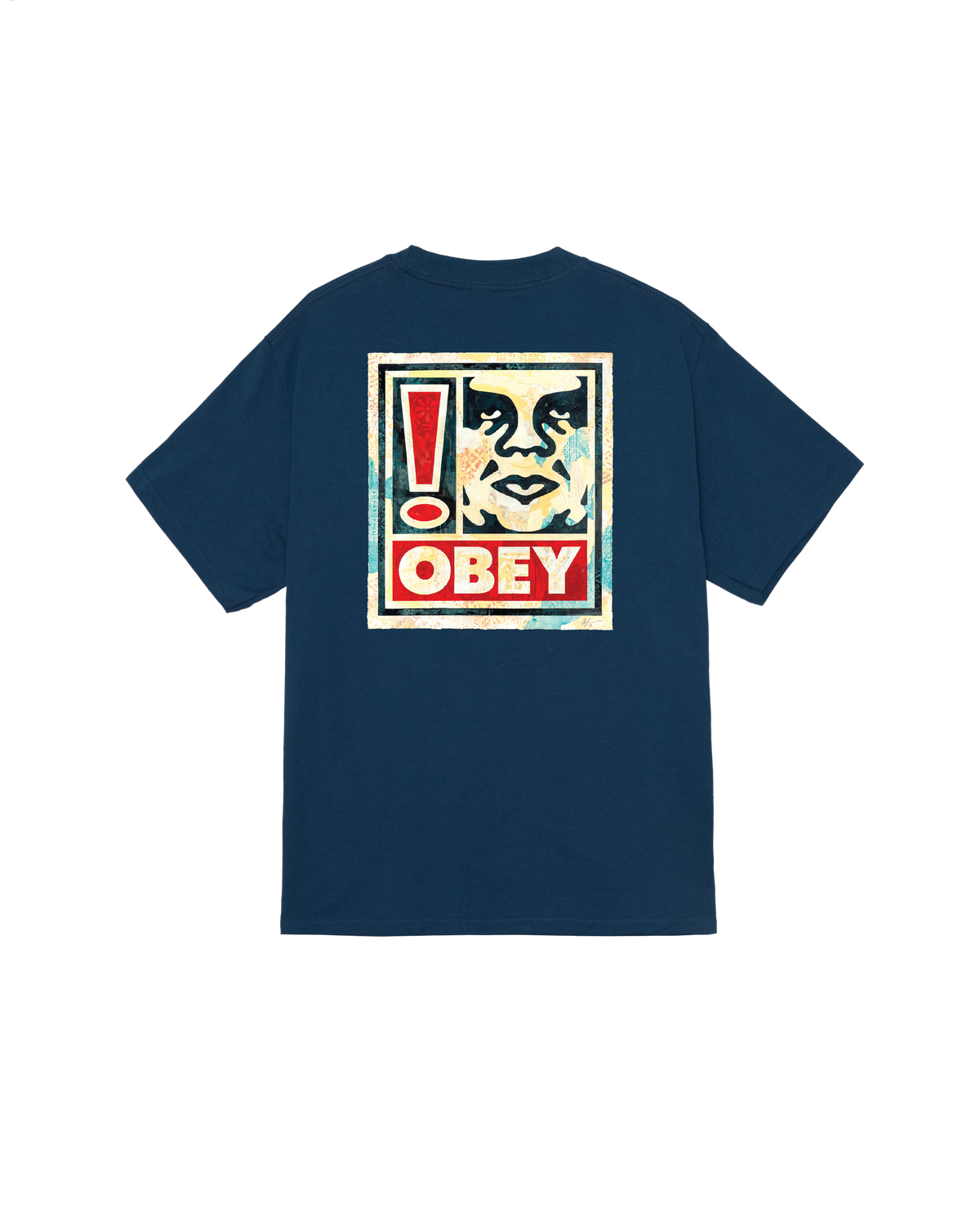 Obey Exclamation T-shirt - Harbor Blue