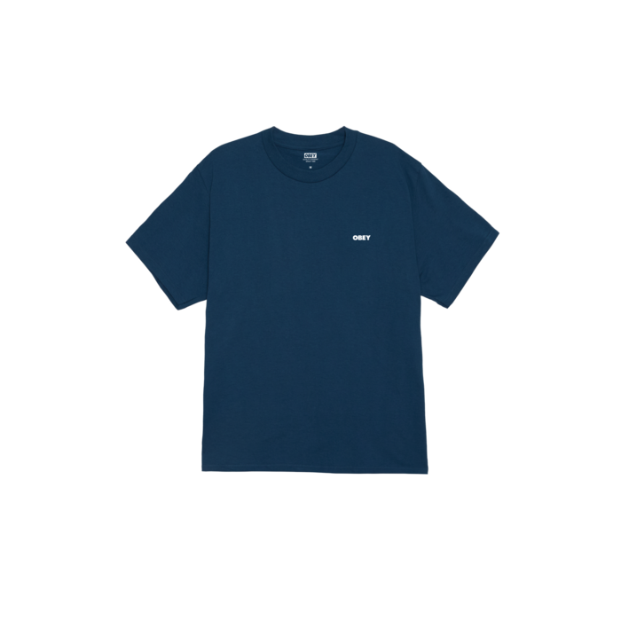 Obey Exclamation T-shirt - Harbor Blue