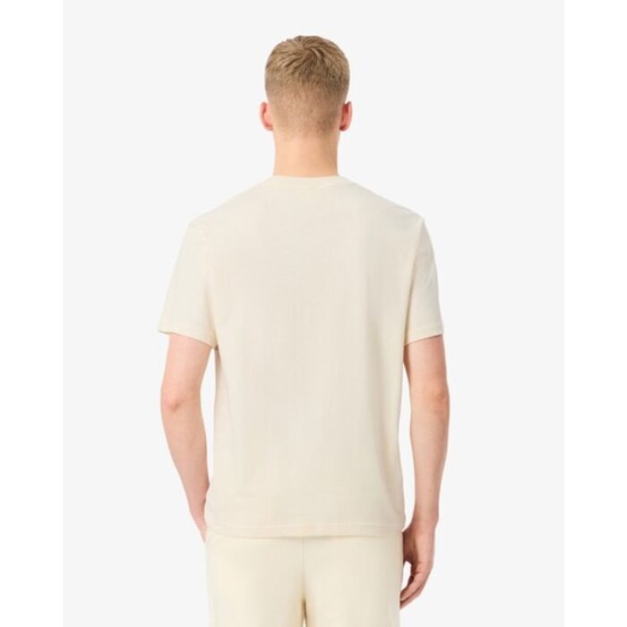 Lacoste T-shirt color-block coton - Beige
