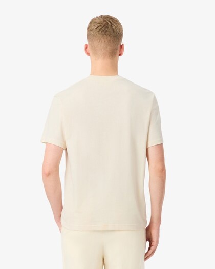 Lacoste T-shirt color-block coton - Beige