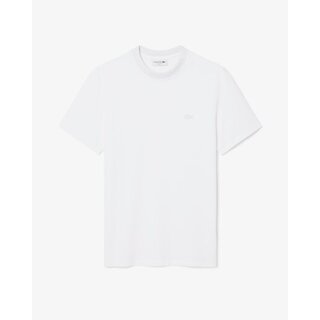 Lacoste T-shirt Commuter Piqué marquage jacquard - Blanc