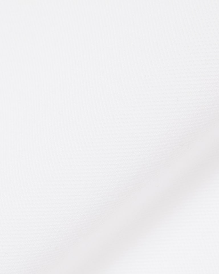 Lacoste T-shirt Commuter Piqué marquage jacquard - Blanc