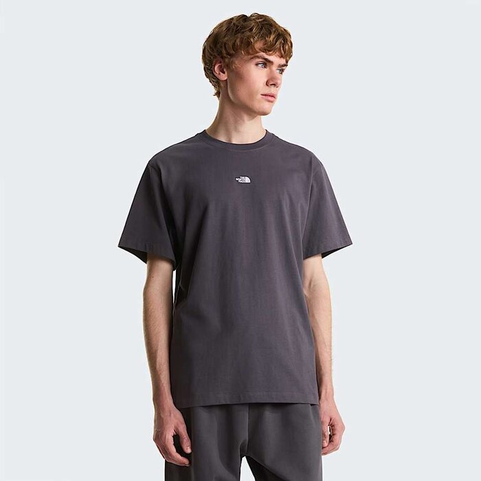 The North Face Essential Center Logo Relaxed Tee - Anthracite Grey