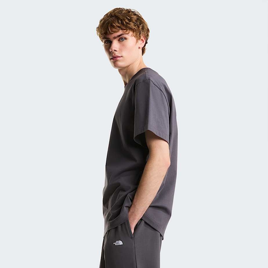 The North Face Essential Center Logo Relaxed Tee - Anthracite Grey