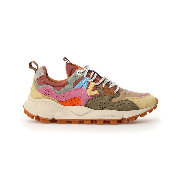 Flower Mountain Yamano 3 Woman - Cream/Military/Pink