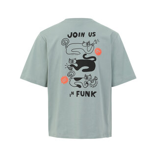 Irie Daily W' Cat FunkT-Shirt - Dark Slate