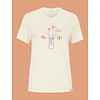 Stitch Flowers T-Shirt - Undyed
