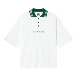 Kaotiko Polo Humans Are Exhausting - White