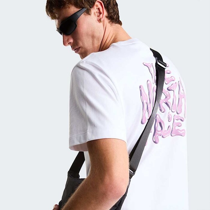 The North Face M' Drip Logo RX S/S Tee - White