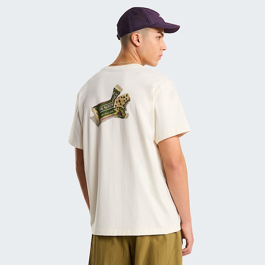 The North Face M' TNF Snack RX S/S Tee - White Dune