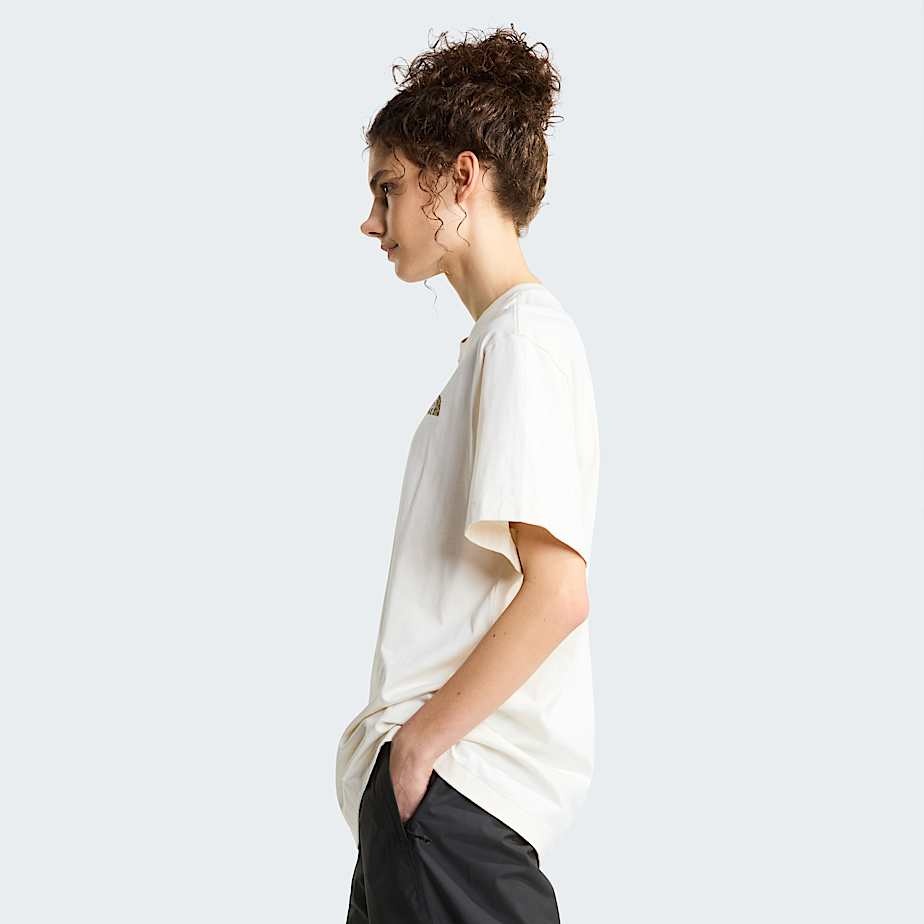 The North Face M' TNF Snack RX S/S Tee - White Dune