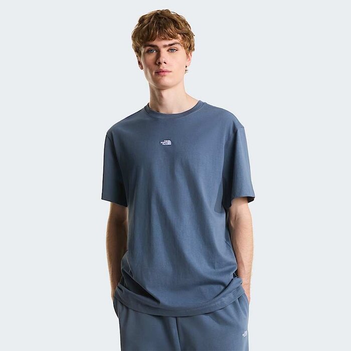 The North Face Essential Center Logo Relaxed Tee - Granite Grey