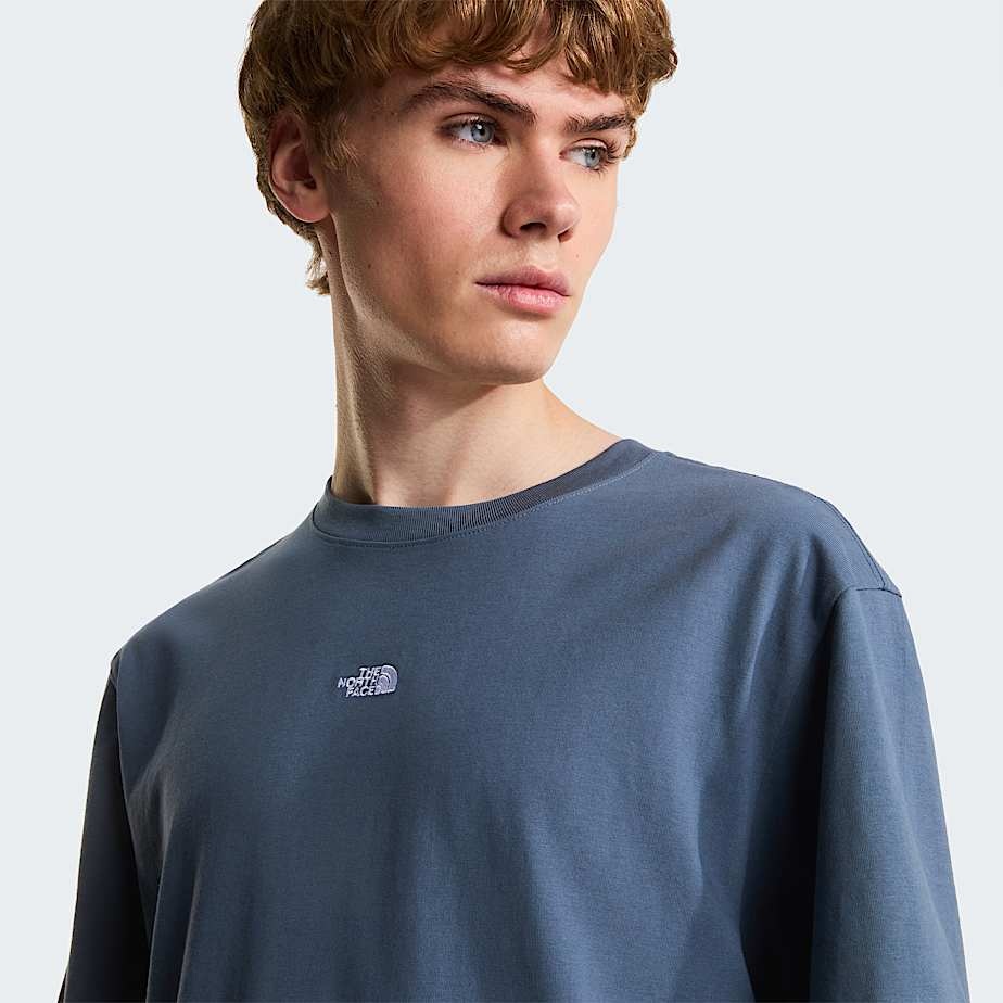 The North Face Essential Center Logo Relaxed Tee - Granite Grey
