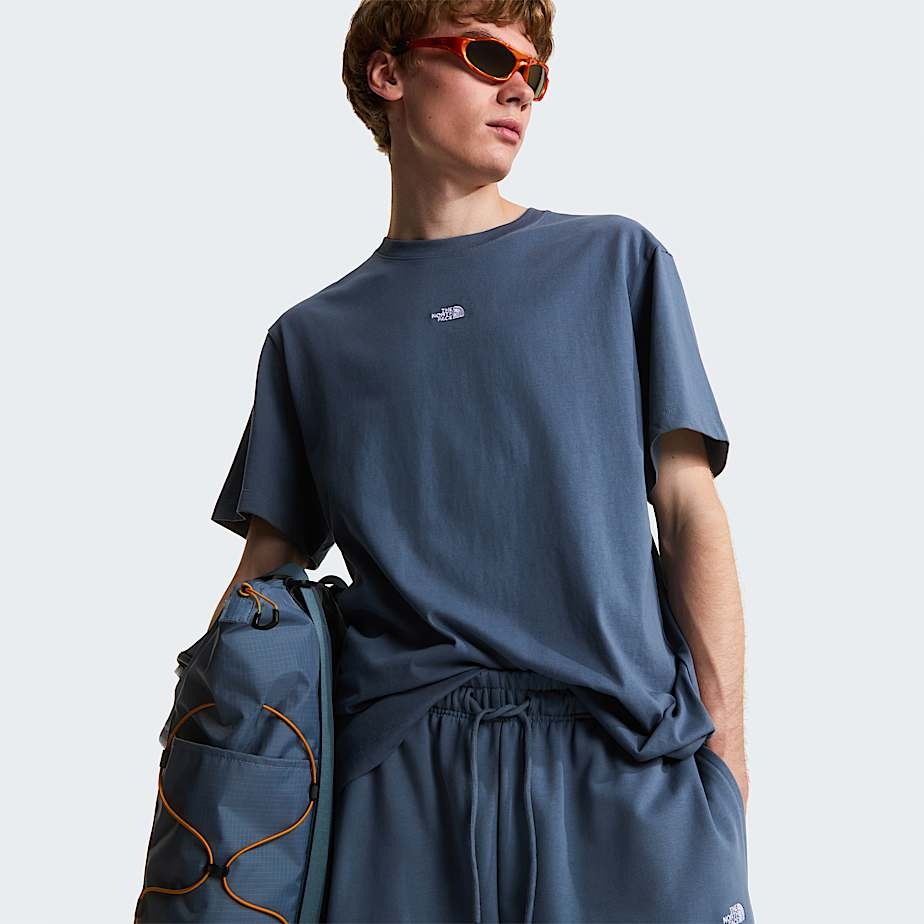 The North Face Essential Center Logo Relaxed Tee - Granite Grey