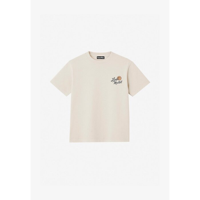 Kaotiko Lost Motel Man T-Shirt - Ivory