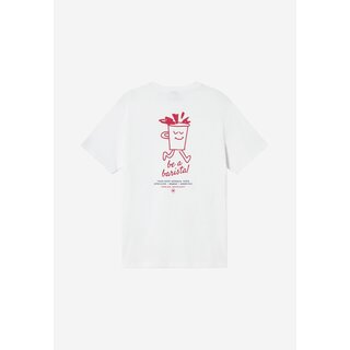 Kaotiko Barista T-Shirt - White