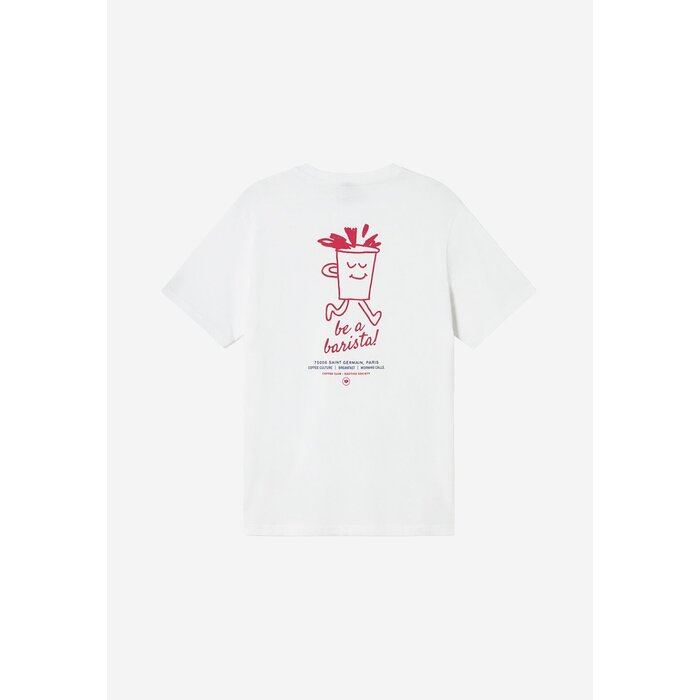 Kaotiko Barista T-Shirt - White