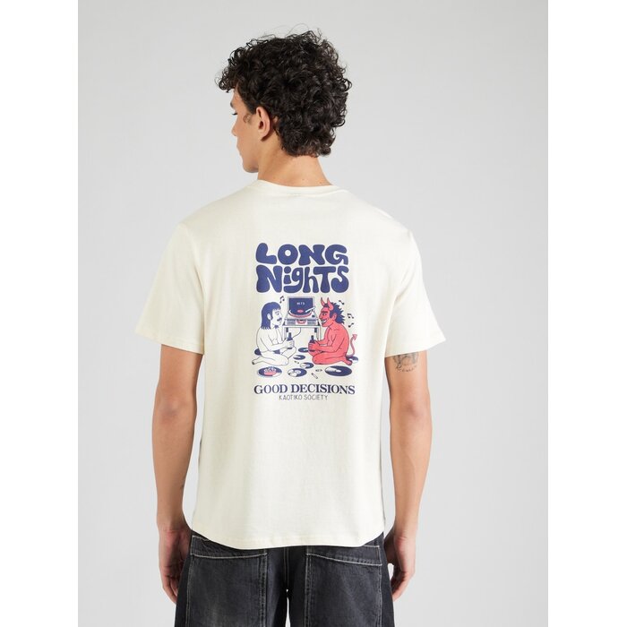 Kaotiko Long Nights T-Shirt - Ivory