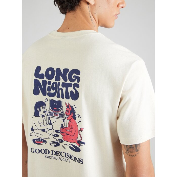 Kaotiko Long Nights T-Shirt - Ivory
