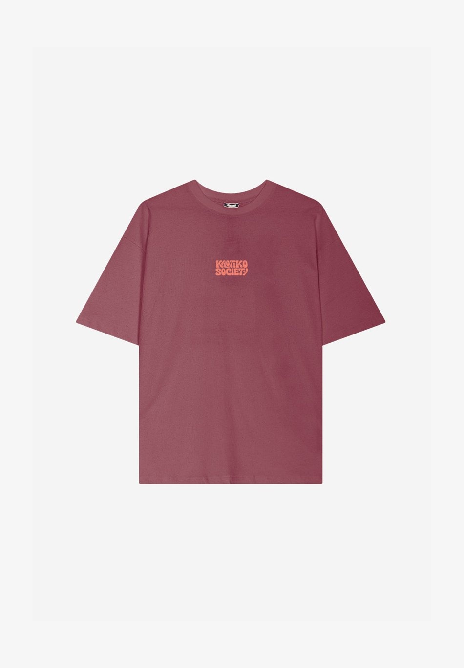 Kaotiko Focus On The Good T-Shirt - Burgundy