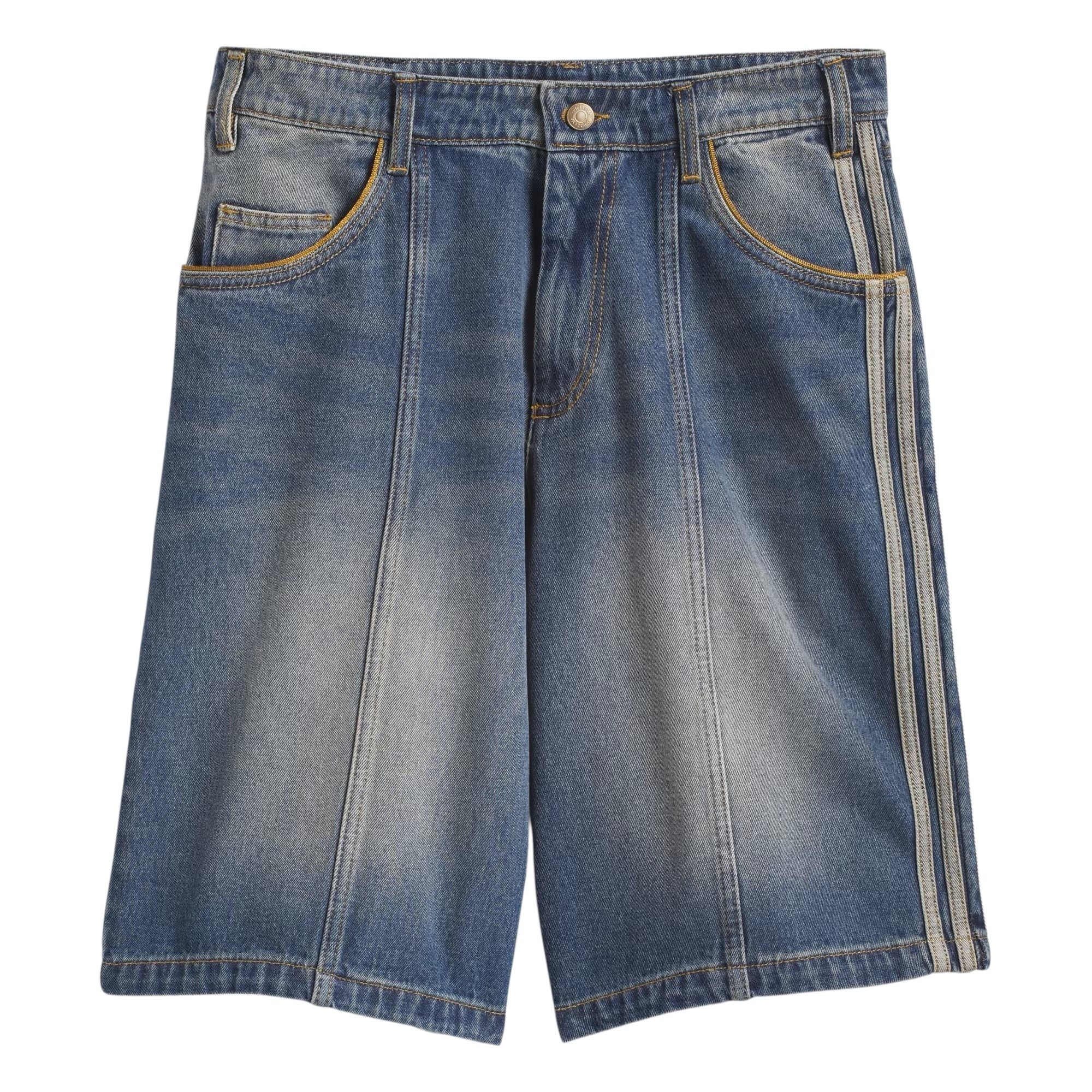 Adidas Skateboarding Tyshawn Washed Denim Short - Indigo Denim