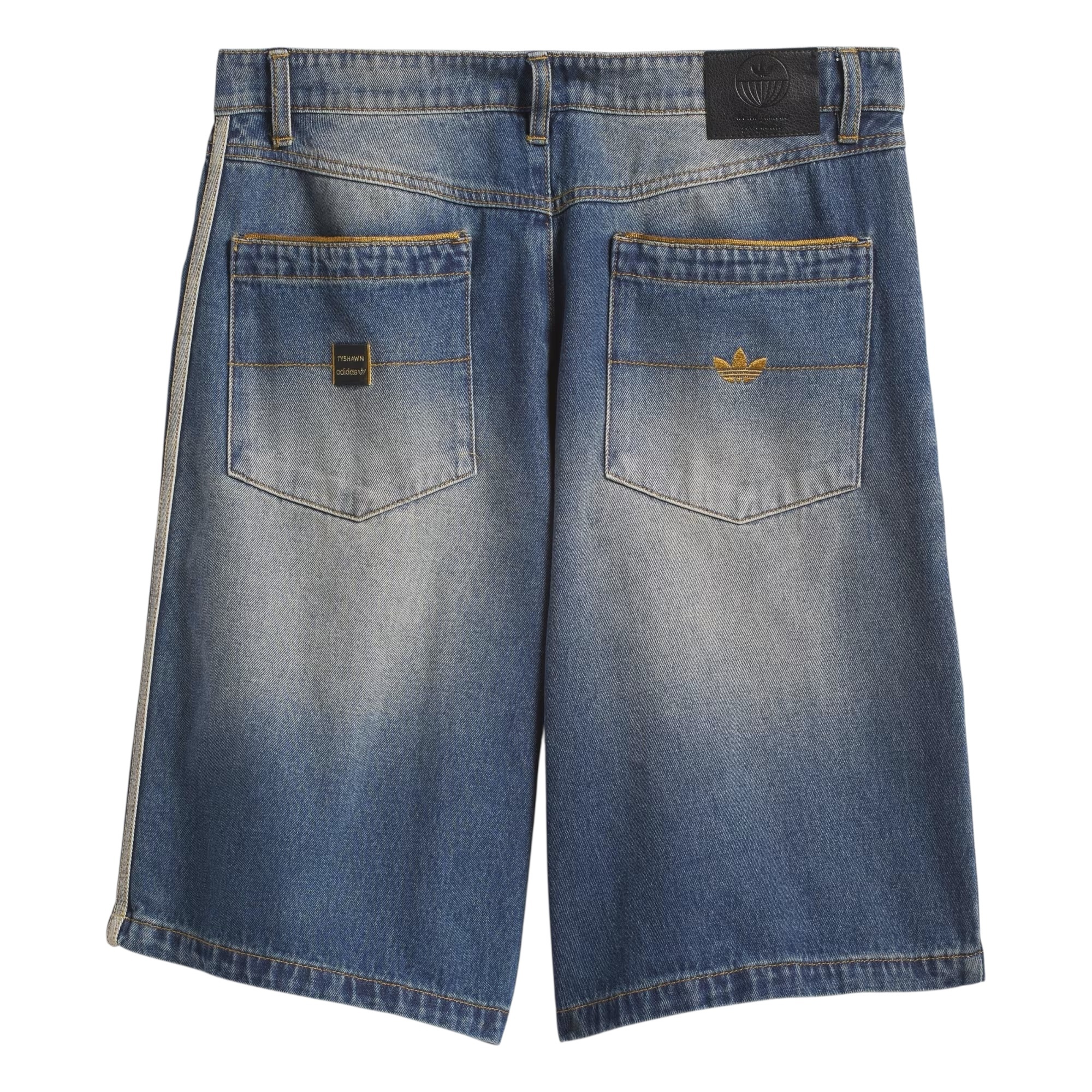 Adidas Skateboarding Tyshawn Washed Denim Short - Indigo Denim