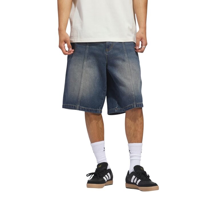 Adidas Skateboarding Tyshawn Washed Denim Short - Indigo Denim