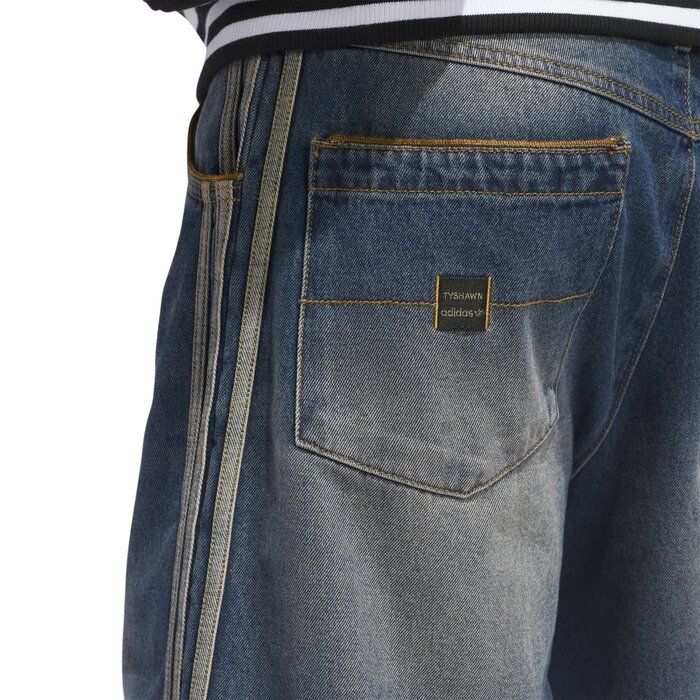 Adidas Skateboarding Tyshawn Washed Denim Short - Indigo Denim