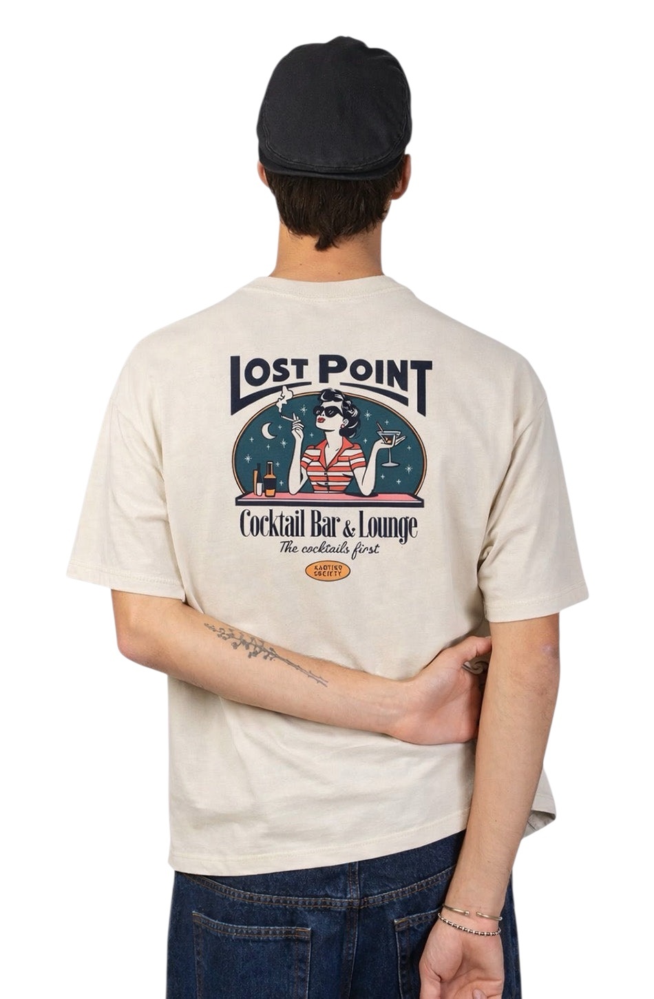 Kaotiko Lost Point Woman T-Shirt - Ivory