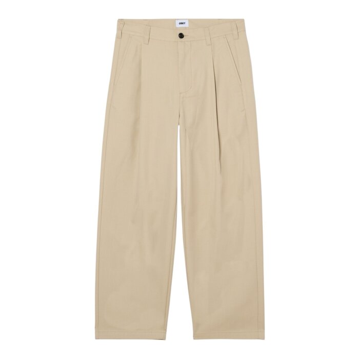 Obey Dean Pleated Pant - Cement