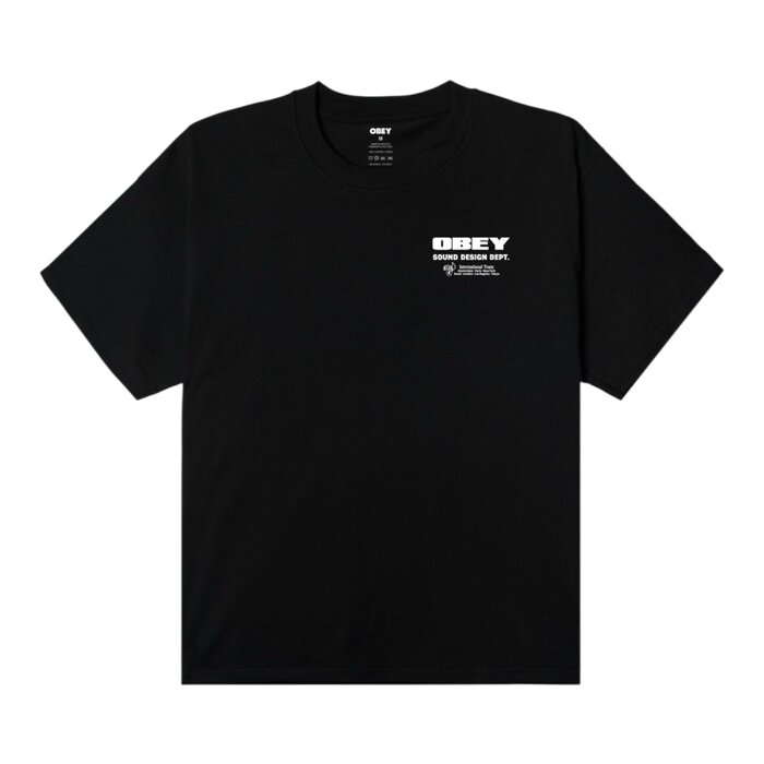 Obey Sound Design Dept T-Shirt - Black