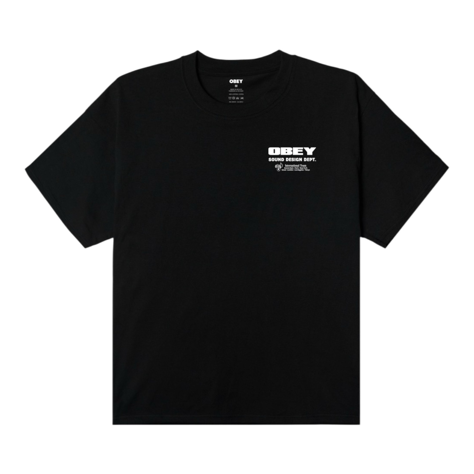 Obey Sound Design Dept T-Shirt - Black