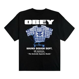 Obey Sound Design Dept T-Shirt - Black