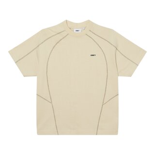 Obey Contrast Stitch Tee - Silver Birch