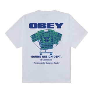 Obey Sound Design Dept T-Shirt - White
