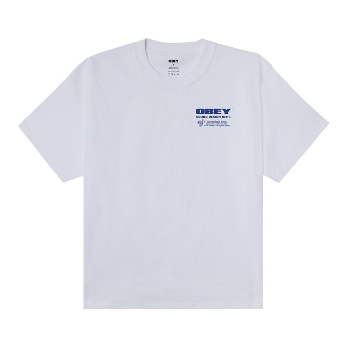 Obey Sound Design Dept T-Shirt - White