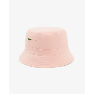Lacoste Bob en piqué de Coton Biologique Uni - Rose
