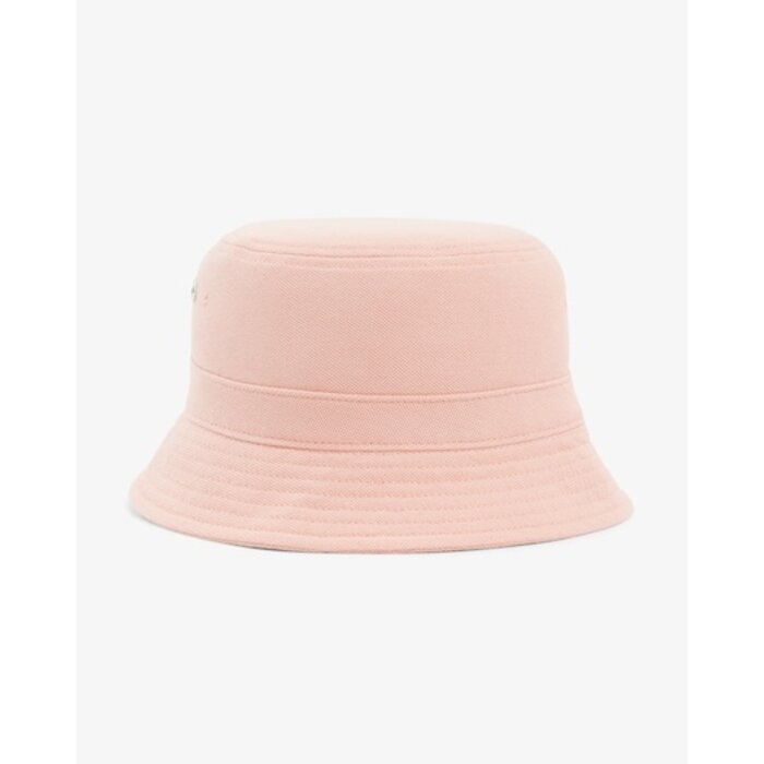 Lacoste Bob en piqué de Coton Biologique Uni - Rose