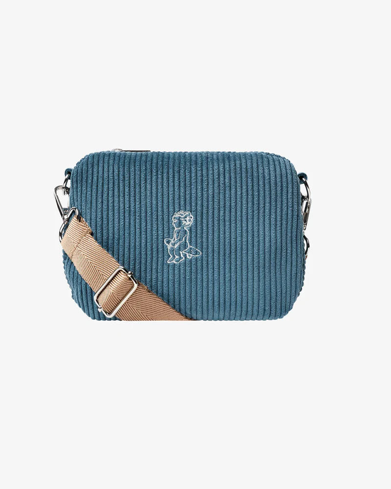 Ementa Fluffy Ikon Cord Bag - Navy