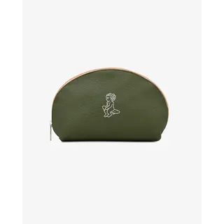 Ementa Signature Napa Necessaire Bag - Green