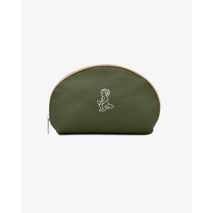 Ementa Signature Napa Necessaire Bag - Green