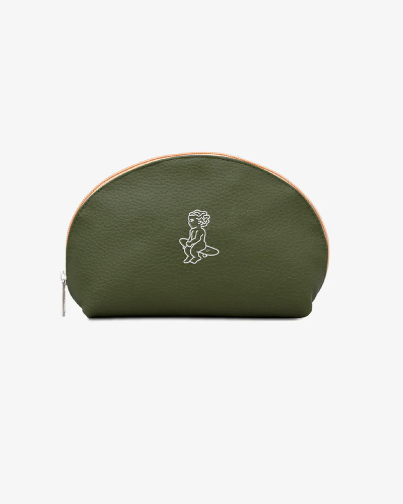 Ementa Signature Napa Necessaire Bag - Green