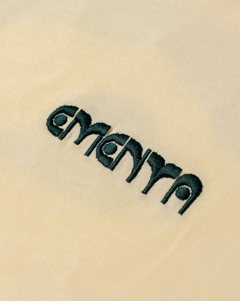 Ementa Bitty S/S T-Shirt - OffWhite/Evergreen