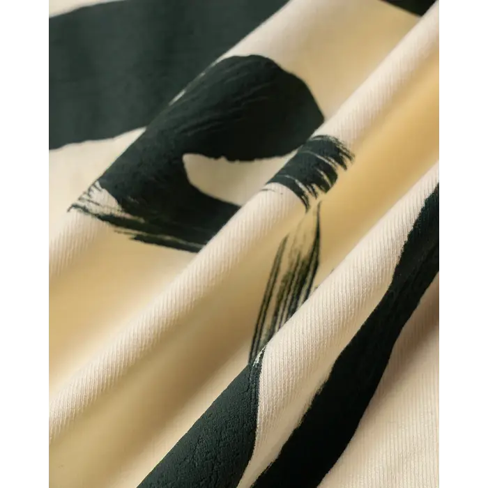 Ementa Bitty S/S T-Shirt - OffWhite/Evergreen