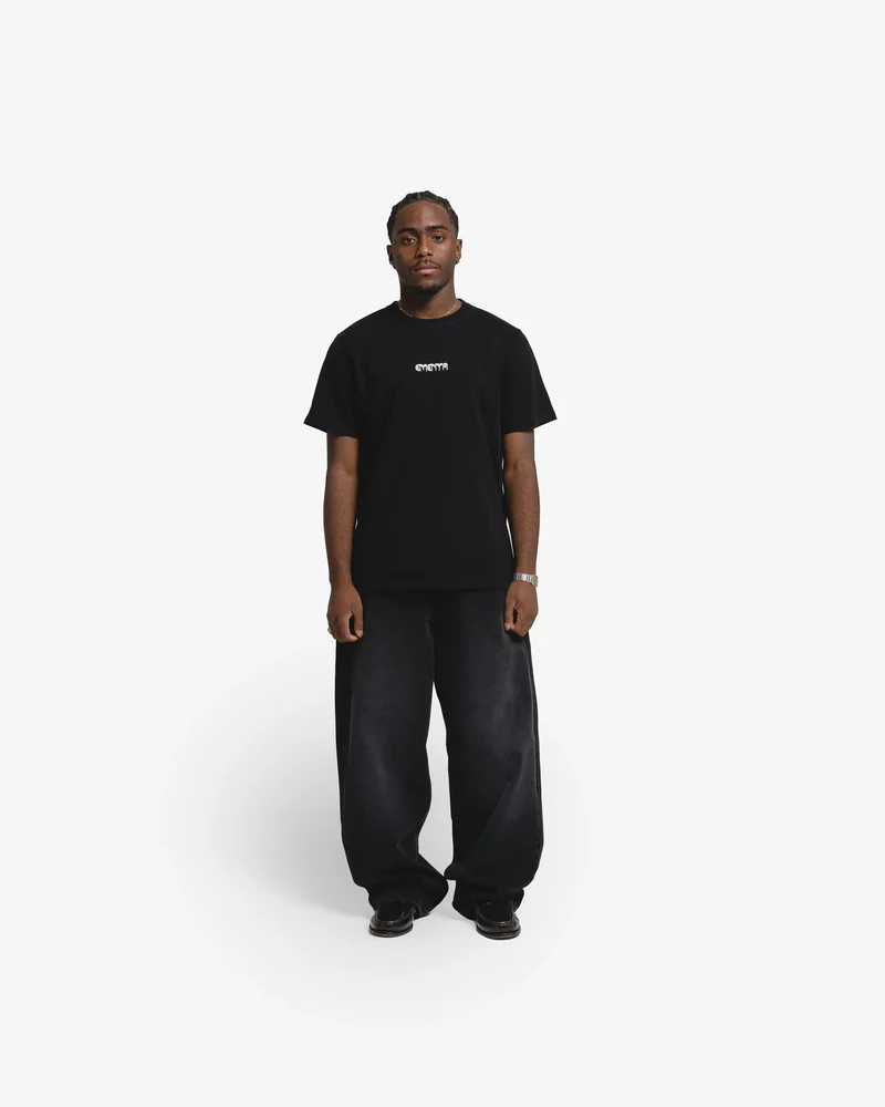 Ementa First Word S/S T-Shirt - Black