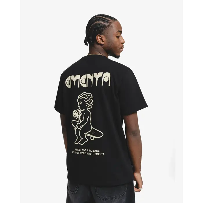 Ementa First Word S/S T-Shirt - Black