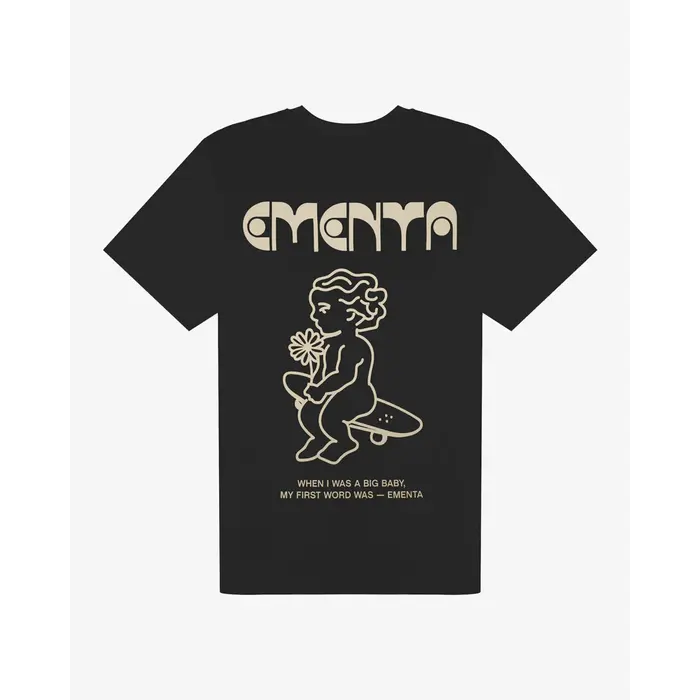 Ementa First Word S/S T-Shirt - Black