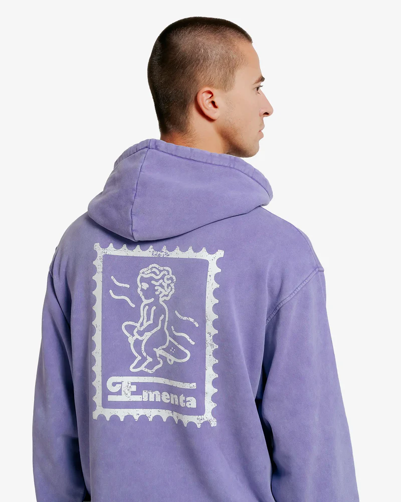 Ementa Ikon Stamp Fade Out Hoodie - Açai